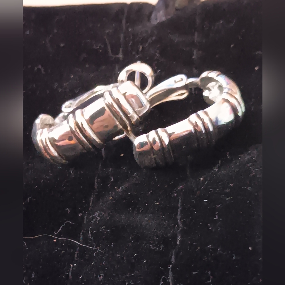 TIFFANY&CO GROOVED EARRINGS